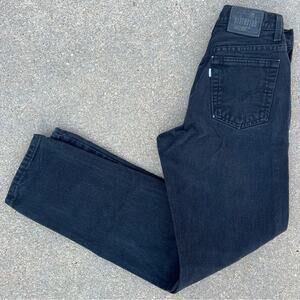 Vintage 90s Levi’s Silvertab Women’s loose fit black denim jeans Size 3